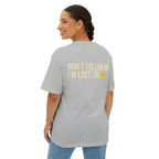 RollaRoyal "Don’t Follow Me I’m Lost Too" – Unisex Oversized Boxy T-Shirt