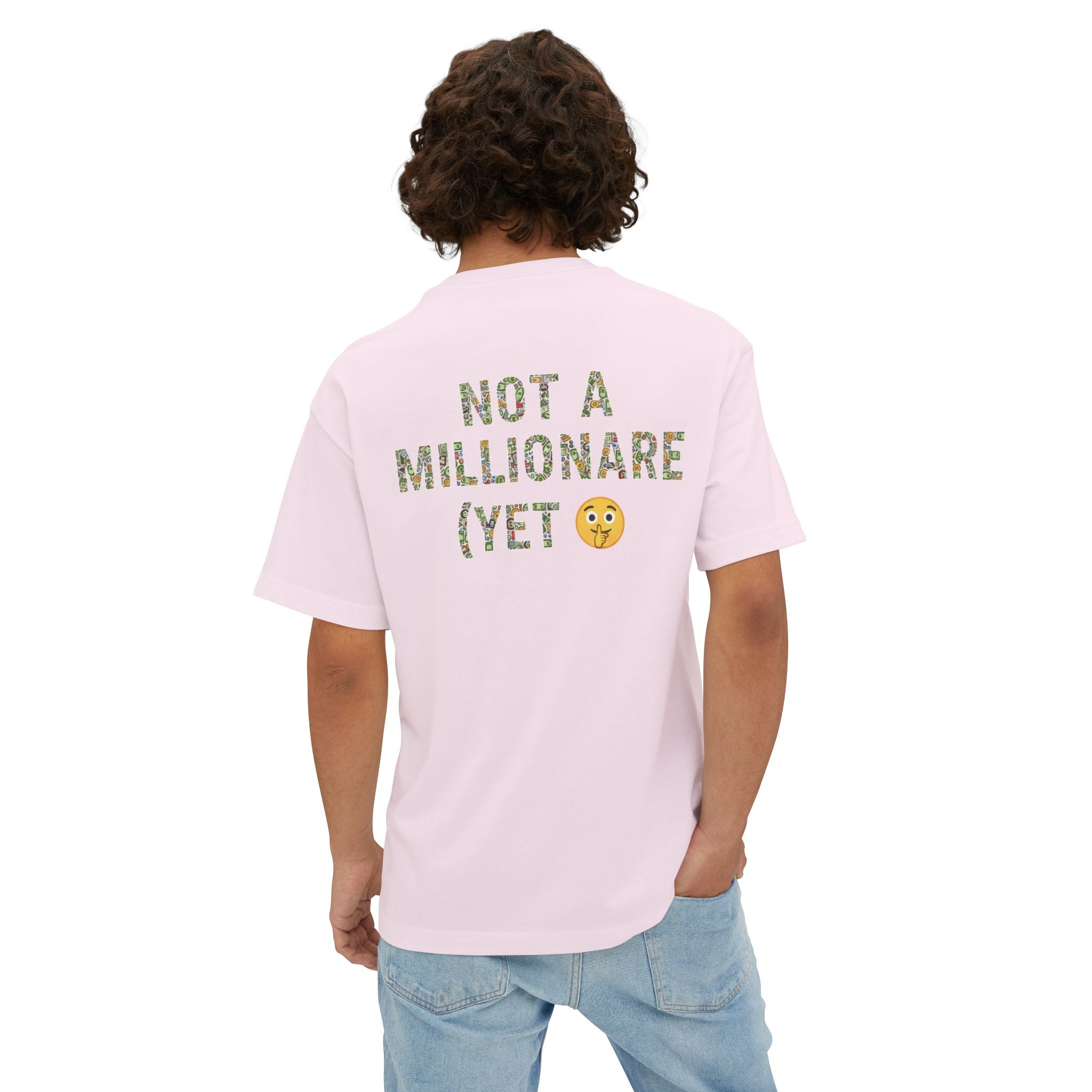 RollaRoyal "Not a Millionaire (Yet)" – Unisex Oversized Boxy T-Shirt