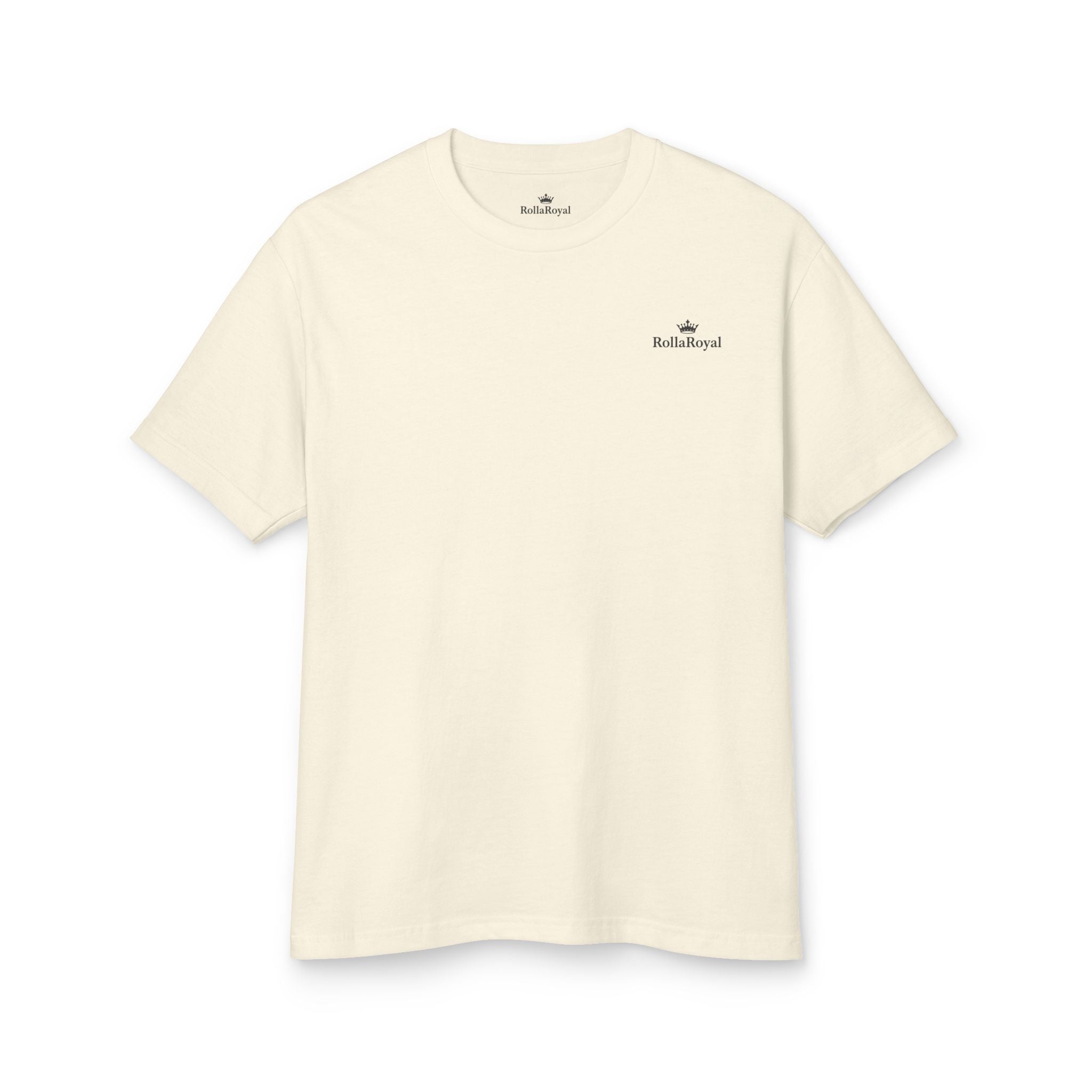 Premium heavyweight cotton shirt by RollaRoyal with soft, vintage-inspired finish