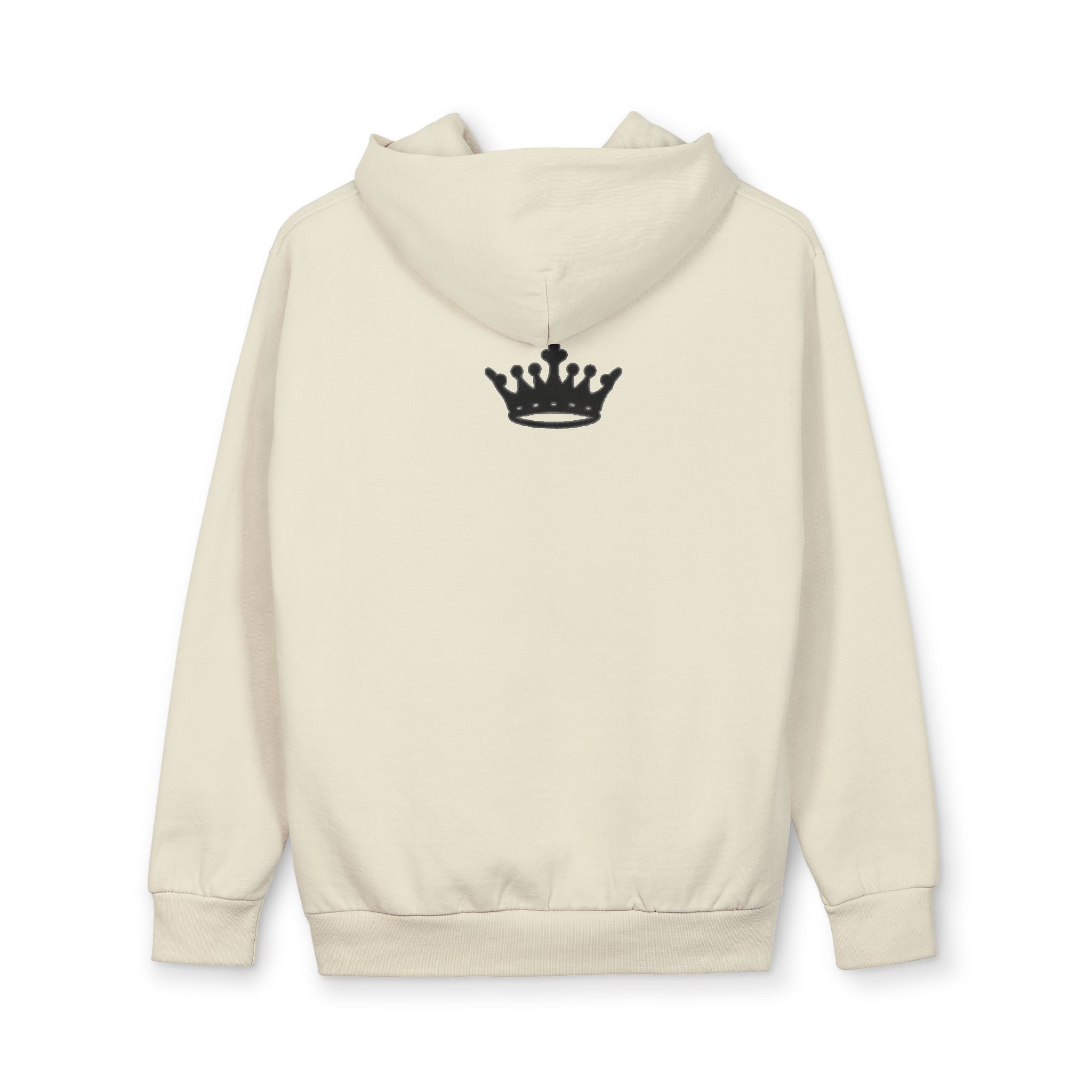 RollaRoyal oversized unisex hoodie classic pullover sweatshirt cotton-poly blend